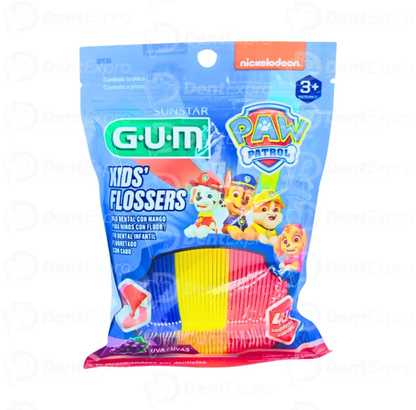 Flossers Paw Patrol C/40 Piezas GUM